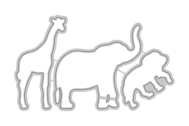 Part A-Glitz Art Craft Co.,LTD Dies Baby Zoo Die Set