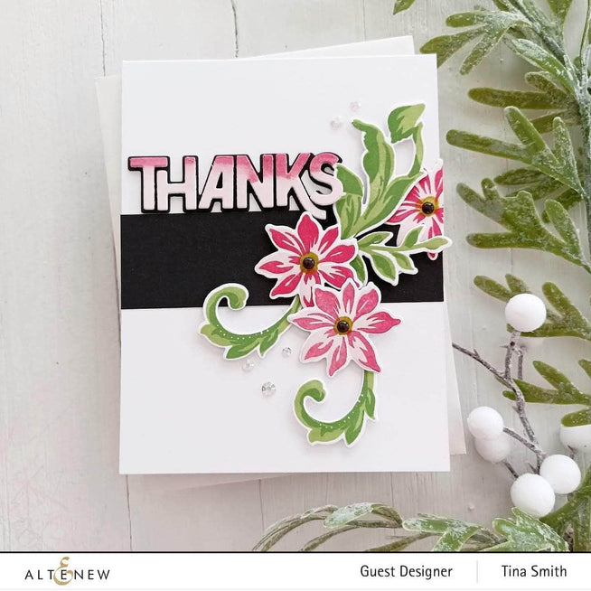Part A-Glitz Art Craft Co.,LTD Dies Blissful Blossoms Die Set