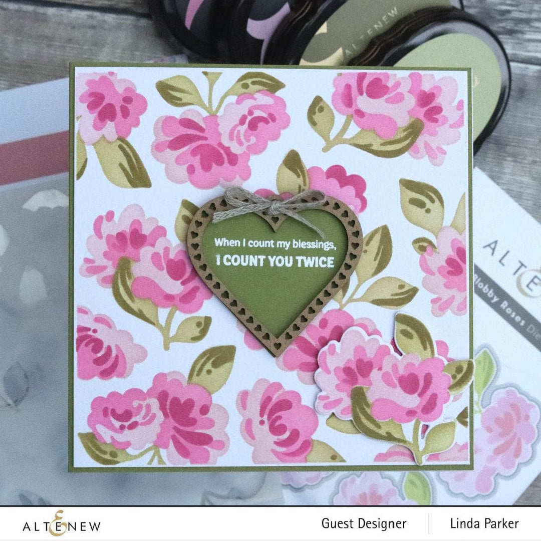 Part A-Glitz Art Craft Co.,LTD Dies Blobby Roses Die Set
