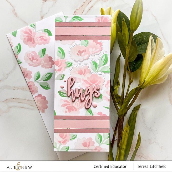 Part A-Glitz Art Craft Co.,LTD Dies Blobby Roses Die Set