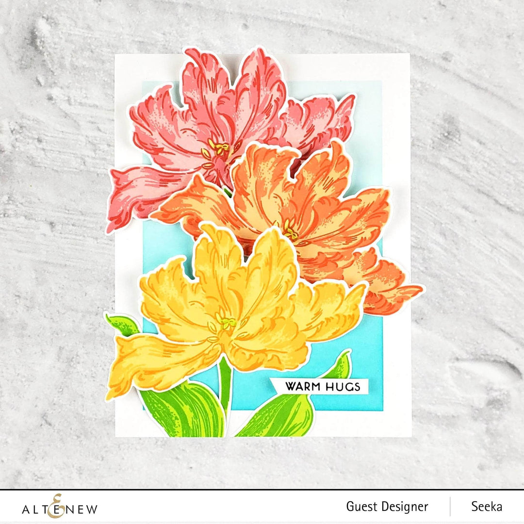 Part A-Glitz Art Craft Co.,LTD Dies Blooming Tulips Die Set