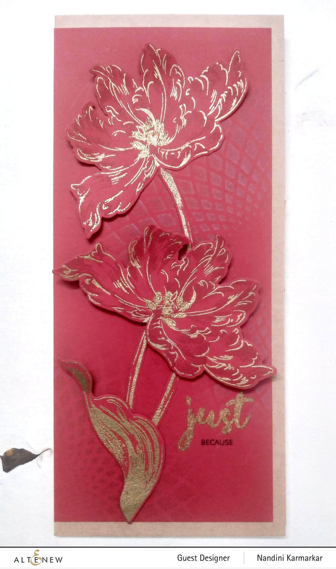 Part A-Glitz Art Craft Co.,LTD Dies Blooming Tulips Die Set