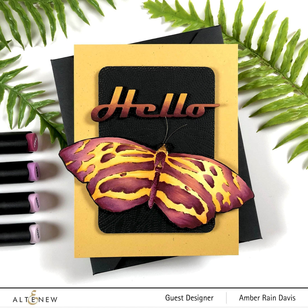 Part A-Glitz Art Craft Co.,LTD Dies Bold Greetings Die Set