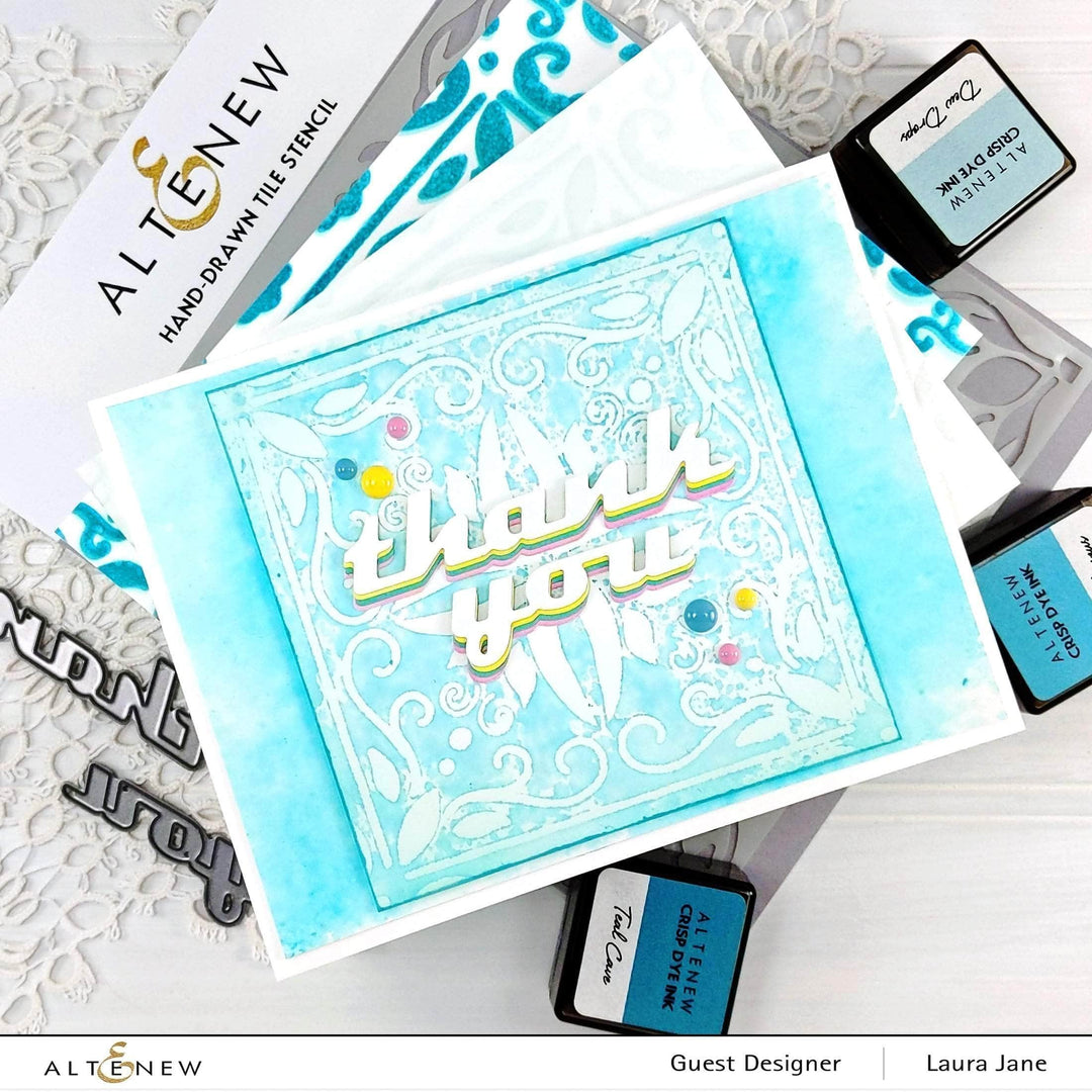 Part A-Glitz Art Craft Co.,LTD Dies Bold Greetings Die Set