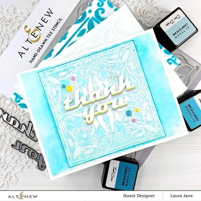 Part A-Glitz Art Craft Co.,LTD Dies Bold Greetings Die Set