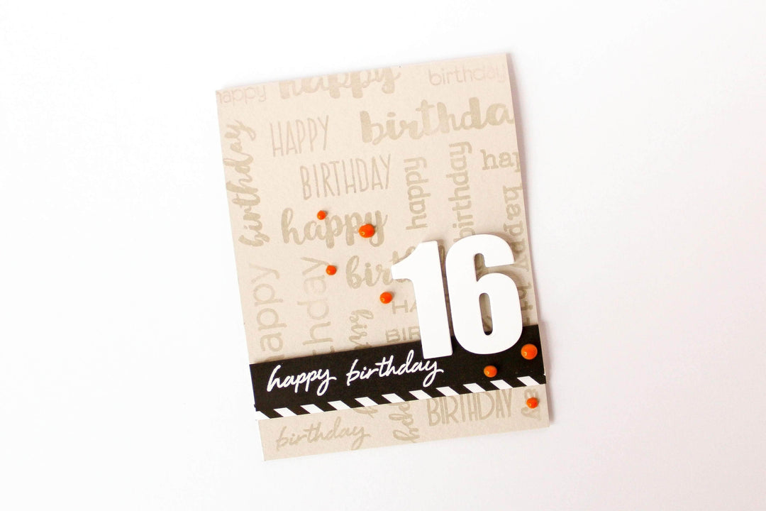 Part A-Glitz Art Craft Co.,LTD Dies Bold Numerals Die Set