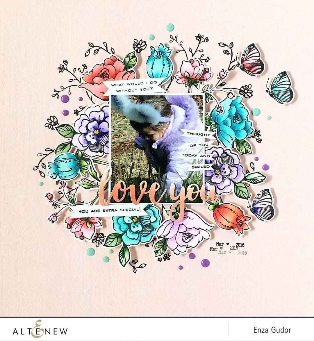 Part A-Glitz Art Craft Co.,LTD Dies Botanical Garden Die Set
