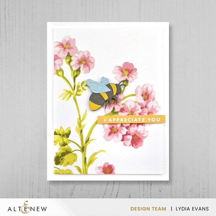 Bubbly Bumble Bee Layering Die Set