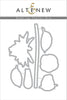 Part A-Glitz Art Craft Co.,LTD Dies Budding Thanks Die Set