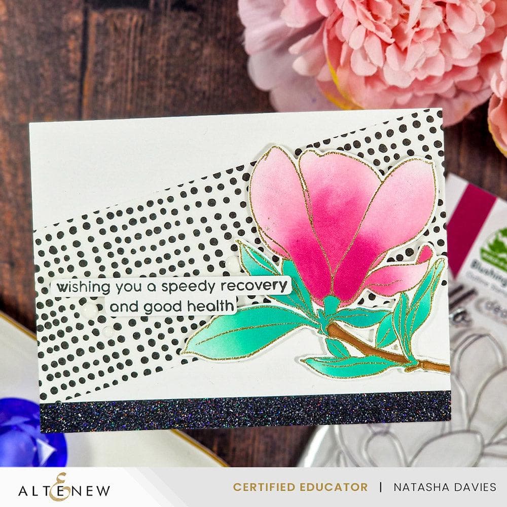Part A-Glitz Art Craft Co.,LTD Dies Build-A-Garden: Blushing Magnolias Add-on Die Set