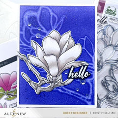 Part A-Glitz Art Craft Co.,LTD Dies Build-A-Garden: Blushing Magnolias Add-on Die Set
