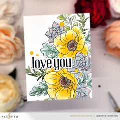 Build-A-Garden: Captivating Floral Swag Add-on Die Set