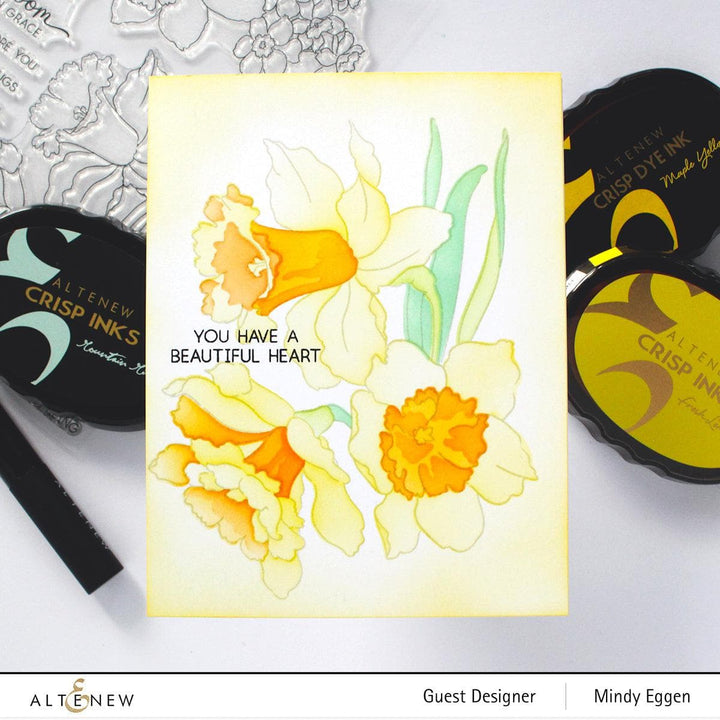 Part A-Glitz Art Craft Co.,LTD Dies Build-A-Garden: Daffodil Delight Add-on Die Set