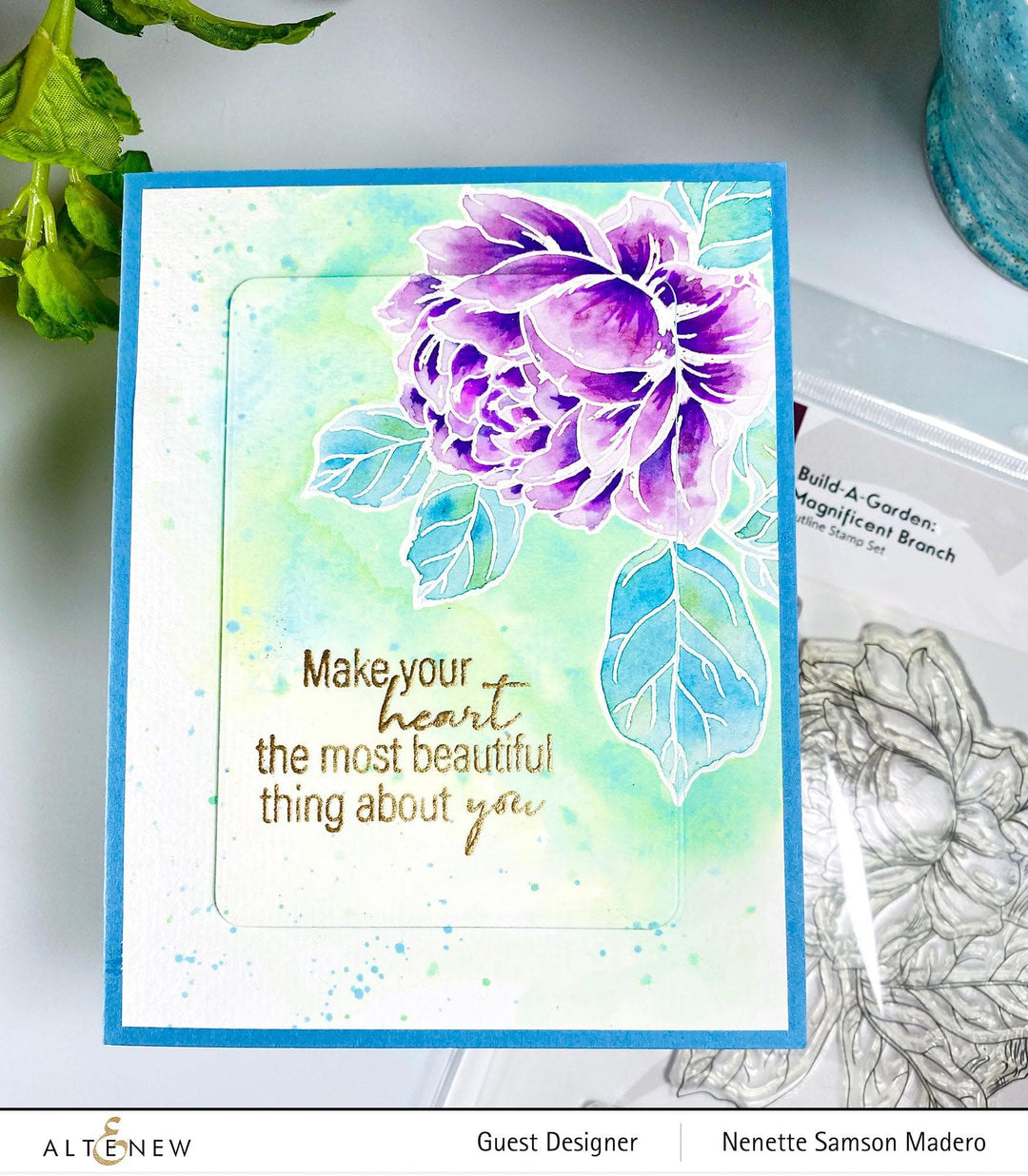 Part A-Glitz Art Craft Co.,LTD Dies Build-A-Garden: Magnificent Branch Add-on Die