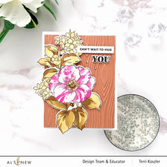 Part A-Glitz Art Craft Co.,LTD Dies Build-A-Garden: Rosa Gallica Add-On Die Set