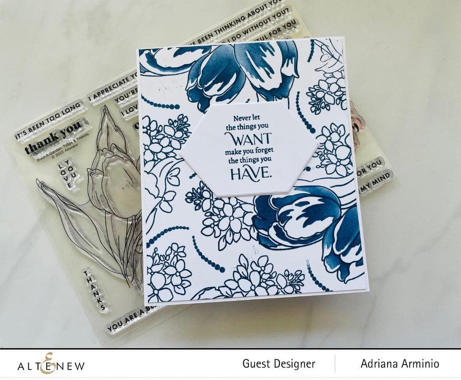 Part A-Glitz Art Craft Co.,LTD Dies Build-A-Garden: Tulips & Friends Add-on Die