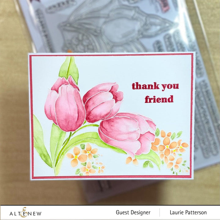 Part A-Glitz Art Craft Co.,LTD Dies Build-A-Garden: Tulips & Friends Add-on Die
