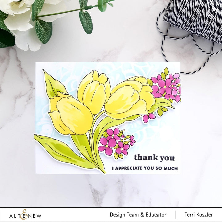 Part A-Glitz Art Craft Co.,LTD Dies Build-A-Garden: Tulips & Friends Add-on Die