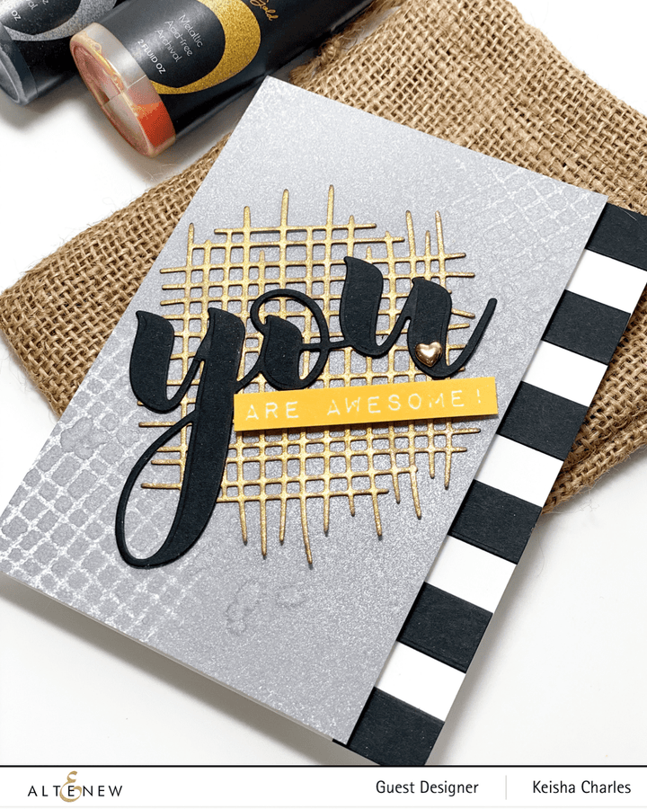 Part A-Glitz Art Craft Co.,LTD Dies Burlap Texture Die