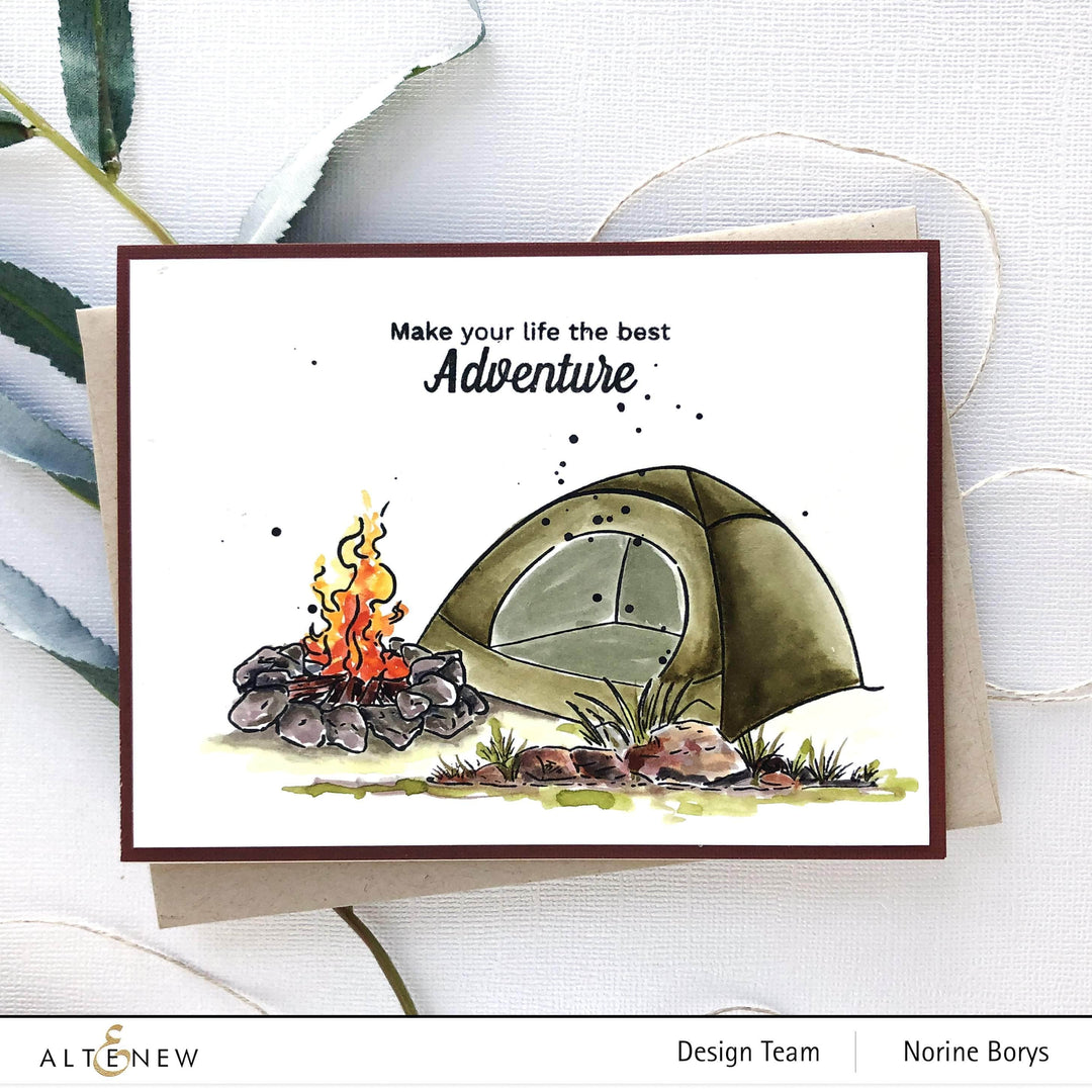 Part A-Glitz Art Craft Co.,LTD Dies Camp Life Die Set