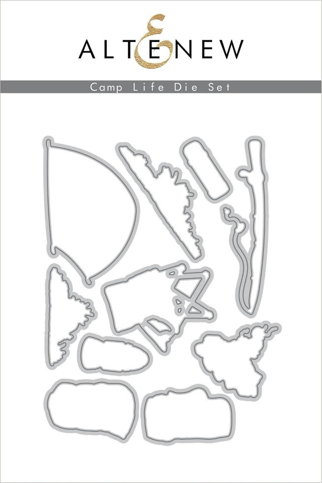 Part A-Glitz Art Craft Co.,LTD Dies Camp Life Die Set