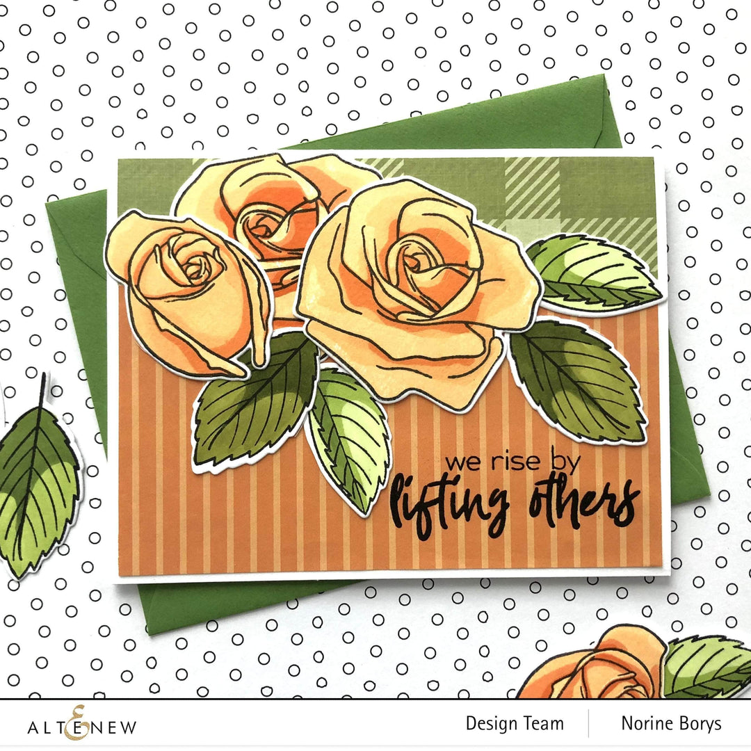 Part A-Glitz Art Craft Co.,LTD Dies Cartoon Rose Die Set