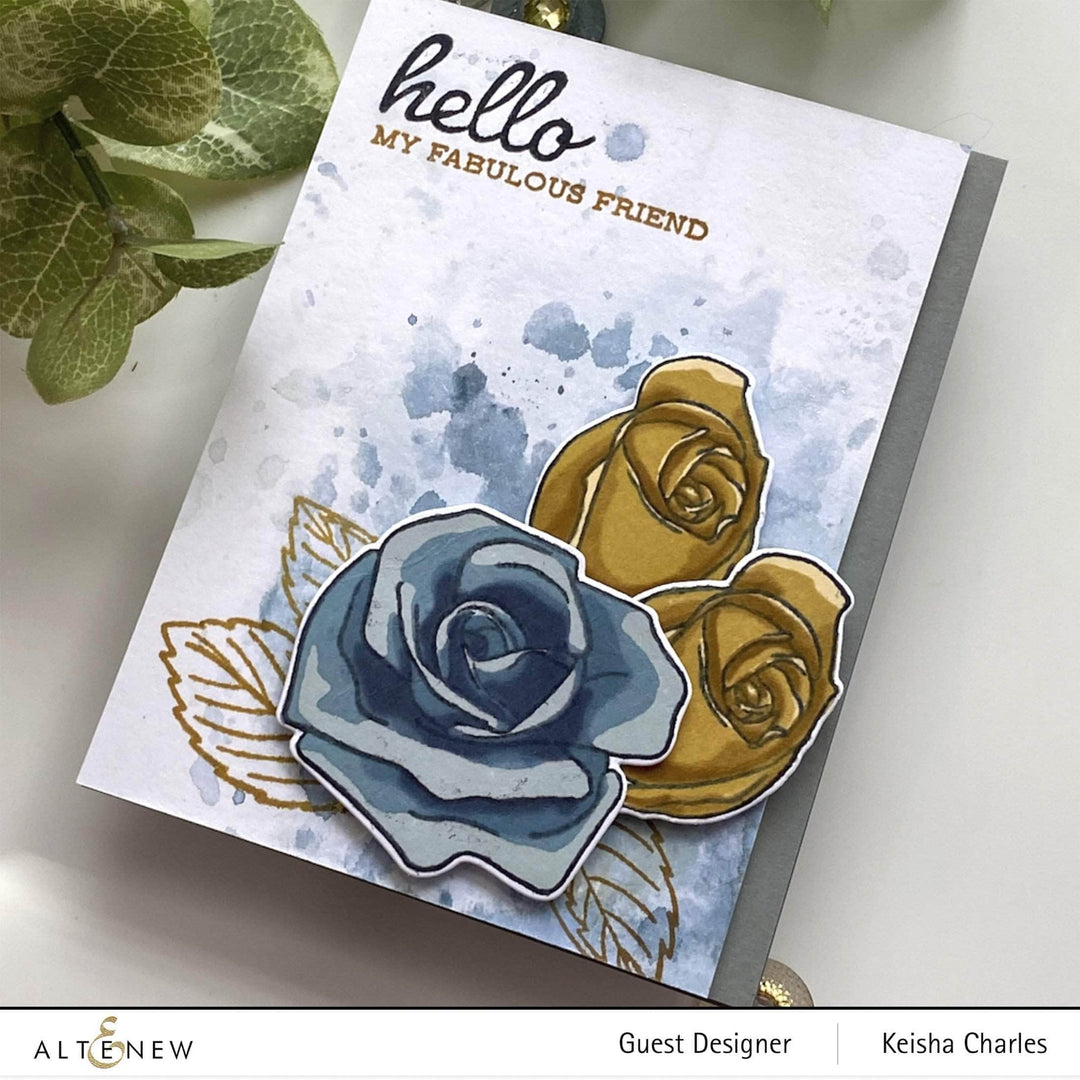 Part A-Glitz Art Craft Co.,LTD Dies Cartoon Rose Die Set