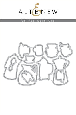 Part A-Glitz Art Craft Co.,LTD Dies Coffee Love Die Set
