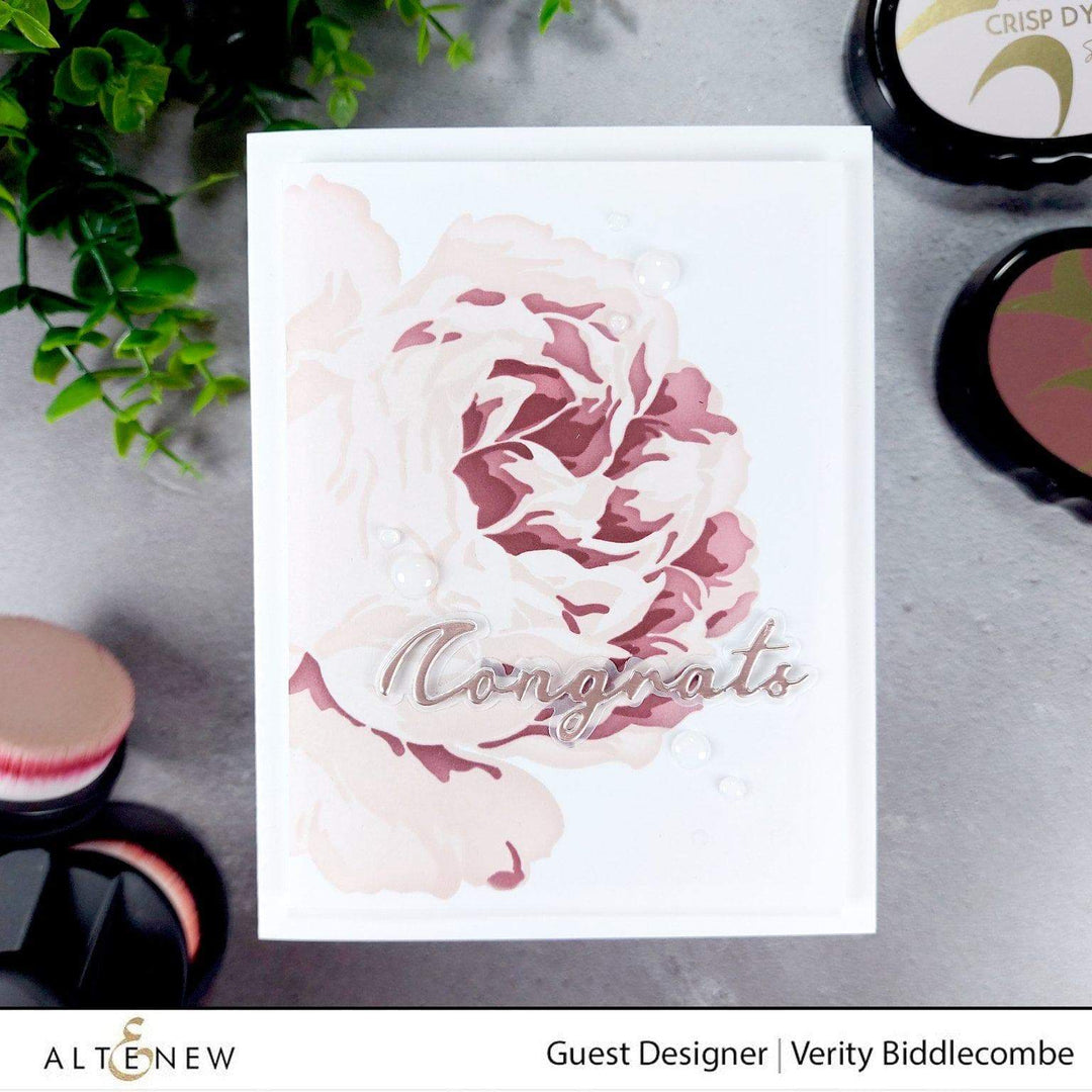 Part A-Glitz Art Craft Co.,LTD Dies Congrats Die Set