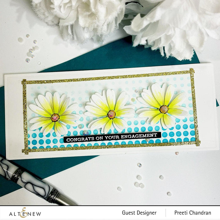 Part A-Glitz Art Craft Co.,LTD Dies Craft-A-Flower: African Daisy Layering Die Set
