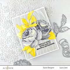 Part A-Glitz Art Craft Co.,LTD Dies Craft-A-Flower: Antique Rose Layering Die Set