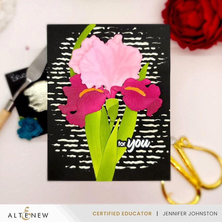 Craft-A-Flower: Bearded Iris Layering Die Set