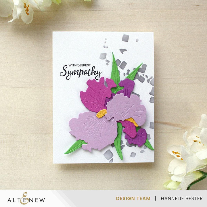 Craft-A-Flower: Bearded Iris Layering Die Set