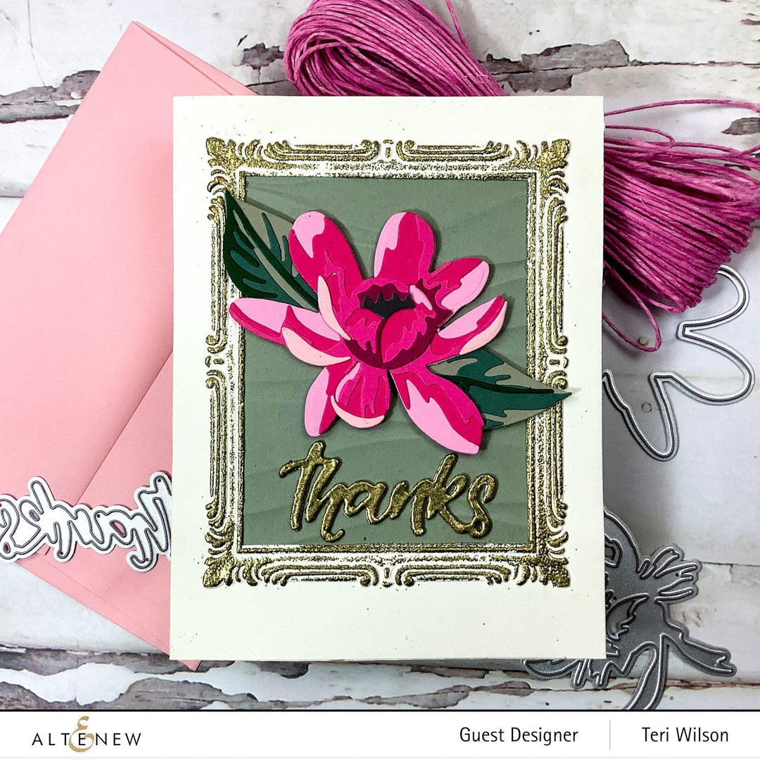 Part A-Glitz Art Craft Co.,LTD Dies Craft-A-Flower: Carolina Allspice Layering Die Set