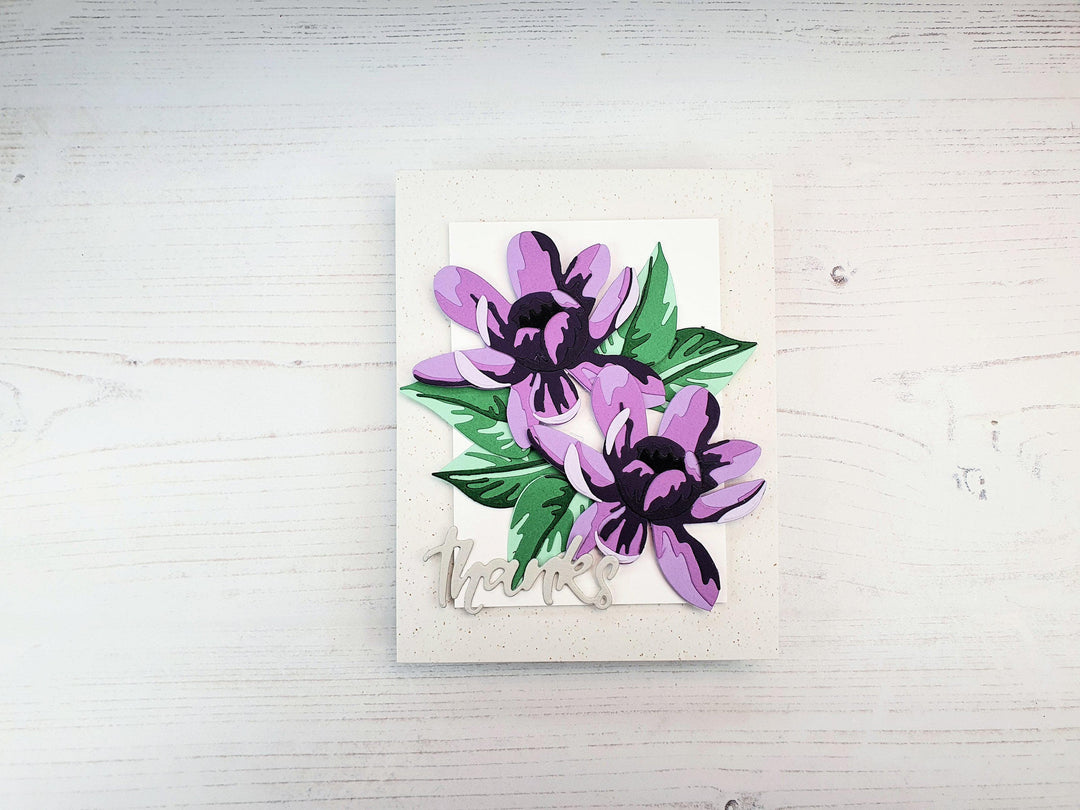 Part A-Glitz Art Craft Co.,LTD Dies Craft-A-Flower: Carolina Allspice Layering Die Set