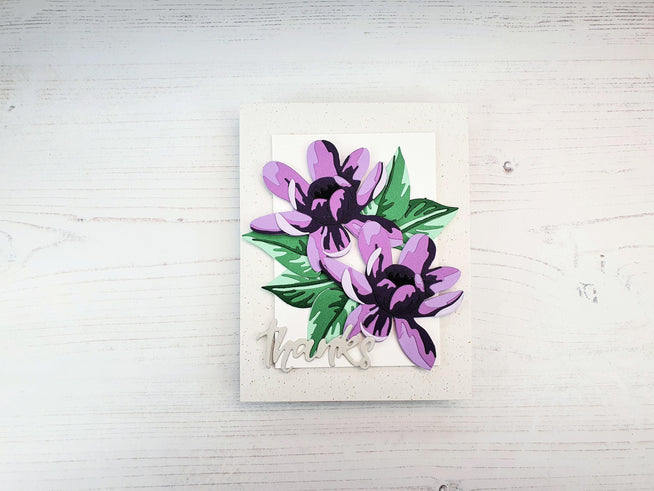 Part A-Glitz Art Craft Co.,LTD Dies Craft-A-Flower: Carolina Allspice Layering Die Set