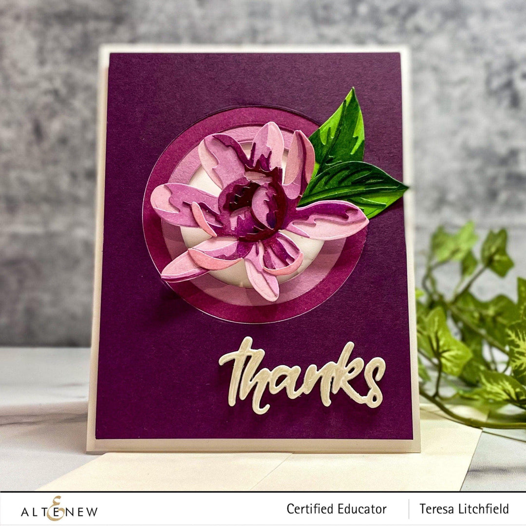 Part A-Glitz Art Craft Co.,LTD Dies Craft-A-Flower: Carolina Allspice Layering Die Set
