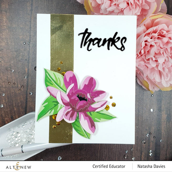 Part A-Glitz Art Craft Co.,LTD Dies Craft-A-Flower: Carolina Allspice Layering Die Set