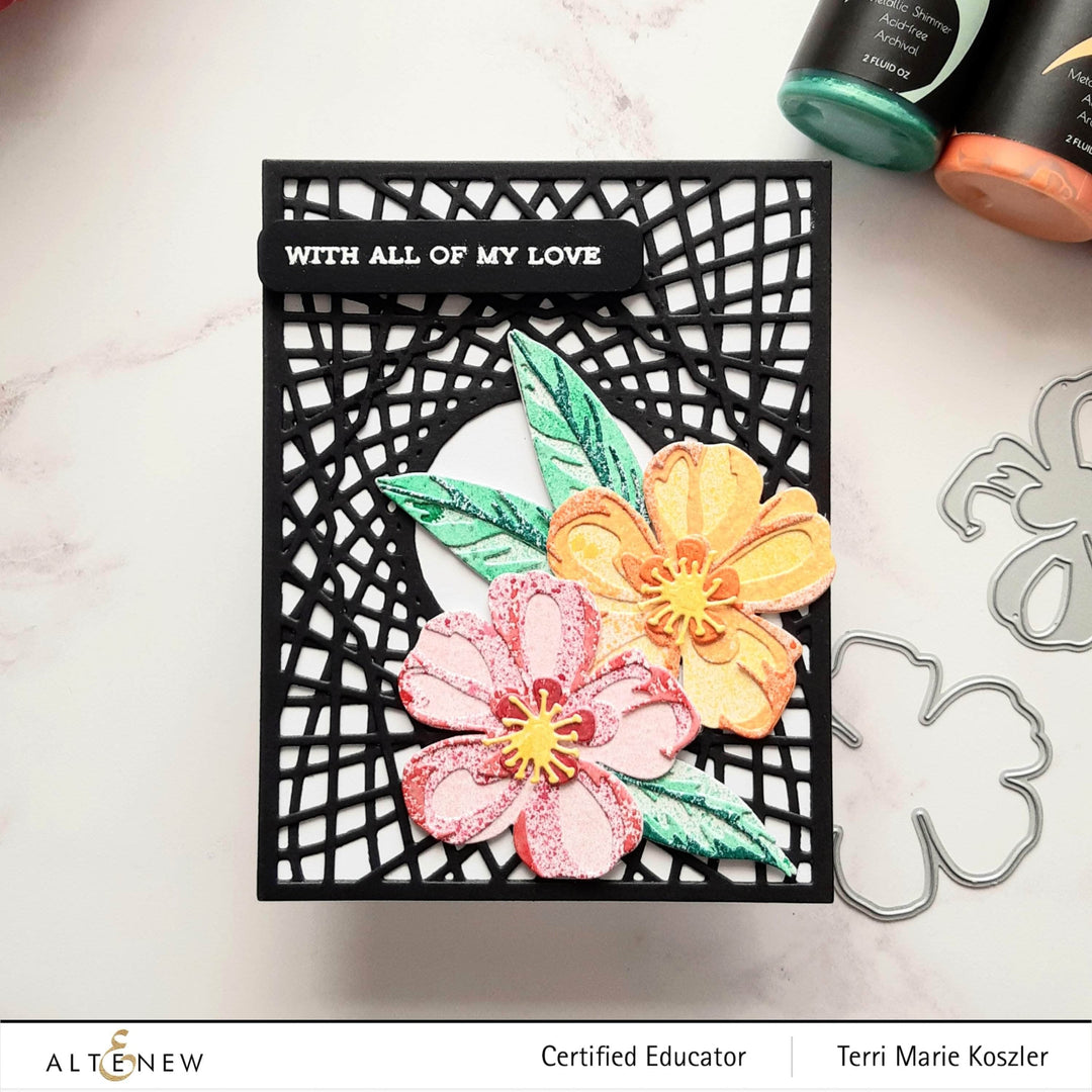 Part A-Glitz Art Craft Co.,LTD Dies Craft-A-Flower: Cistus Layering Die Set