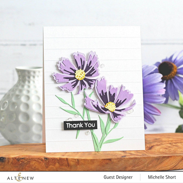 Part A-Glitz Art Craft Co.,LTD Dies Craft-A-Flower: Cosmos Layering Die Set