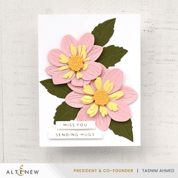 Craft-A-Flower: Dahlia April Heather Die Set