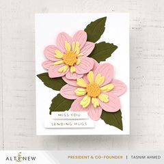Craft-A-Flower: Dahlia April Heather Die Set