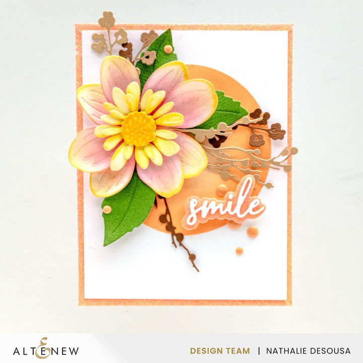 Craft-A-Flower: Dahlia April Heather Die Set
