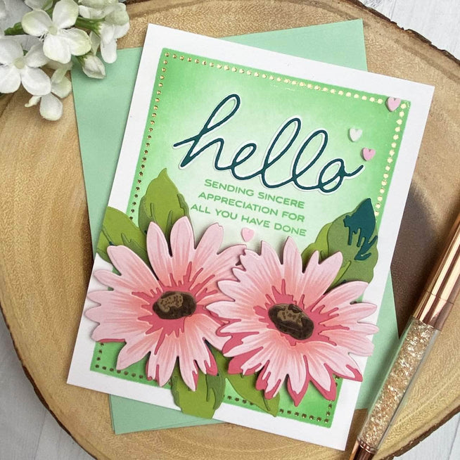 Part A-Glitz Art Craft Co.,LTD Dies Craft-A-Flower: Daisy Layering Die Set