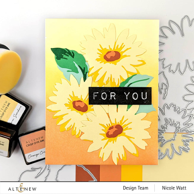 Part A-Glitz Art Craft Co.,LTD Dies Craft-A-Flower: Daisy Layering Die Set