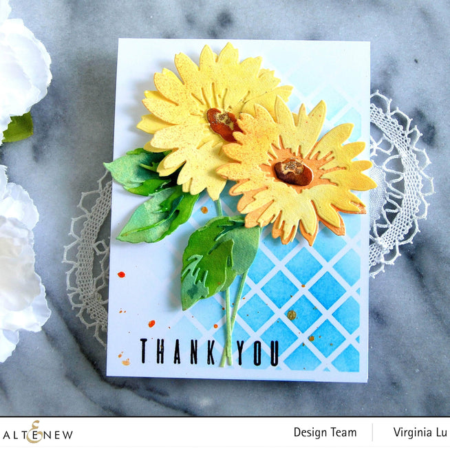 Part A-Glitz Art Craft Co.,LTD Dies Craft-A-Flower: Daisy Layering Die Set