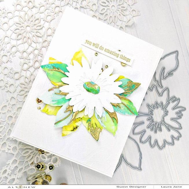 Part A-Glitz Art Craft Co.,LTD Dies Craft-A-Flower: Daisy Layering Die Set