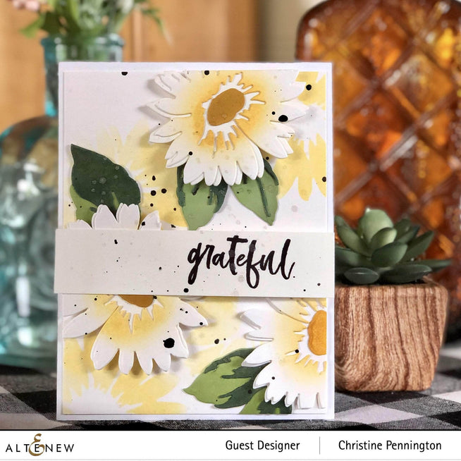 Part A-Glitz Art Craft Co.,LTD Dies Craft-A-Flower: Daisy Layering Die Set