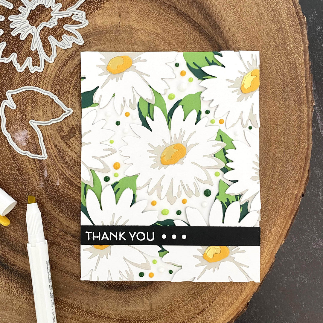 Part A-Glitz Art Craft Co.,LTD Dies Craft-A-Flower: Daisy Layering Die Set