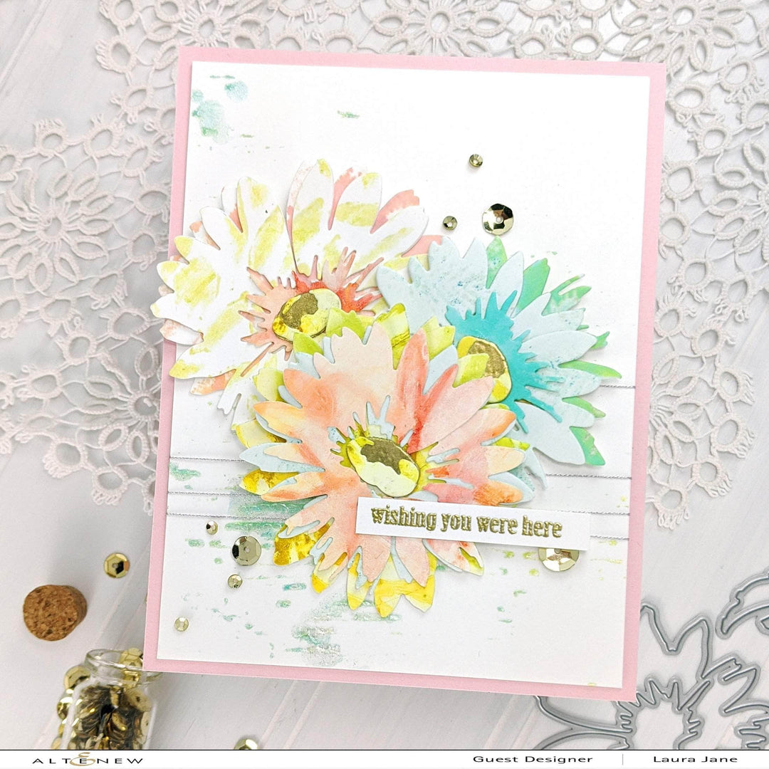 Part A-Glitz Art Craft Co.,LTD Dies Craft-A-Flower: Daisy Layering Die Set